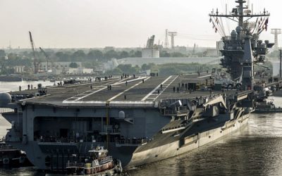 A day on an Aircraft Carrier – Time Lapse
